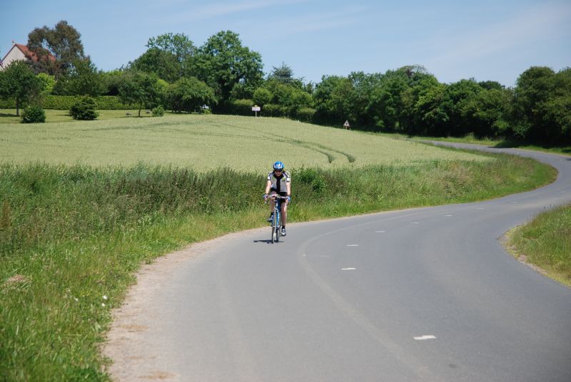 Riding through Normandy